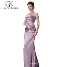 Grace Karin Senhoras Sexy Satin Oferta Ombro Strapless Formal Evening Dress CL3139